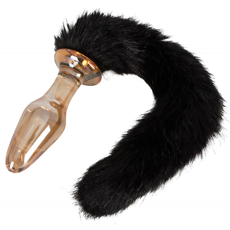 You2Toys - Üveg anál plug cicafarokkal 116290 termék bemutató kép